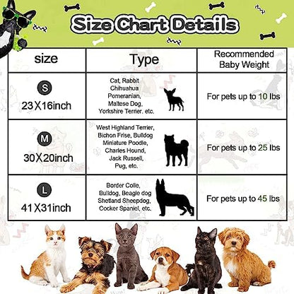 Rezutan Blanket for Large Dogs & Cats Soft Reversible Cute Paw 40"x31" - Image 4
