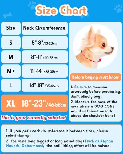 Inflatable Dog Pillow Cone Collar After Surgery, Donut Soft Neck Cone for Golden Retriever & German Shepherd Extra Large Dogs, etc, Recovery E Collar to Stop Licking Paw - Image 2