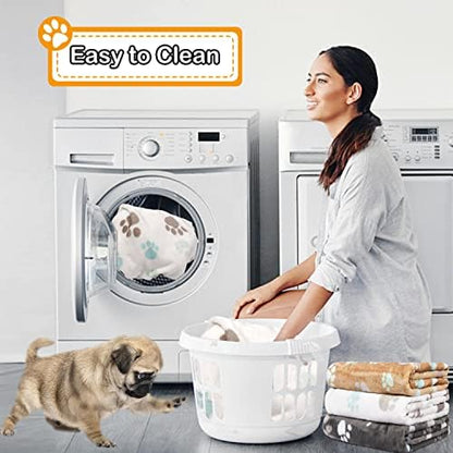 Rezutan 3 Pack Premium Soft Dog Blanket for Medium Dogs Puppy & Cat - Image 6