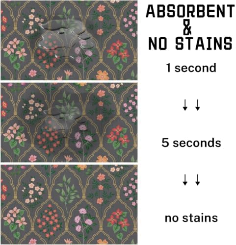 Absorbent Pet Dog Bowl Mat for Food and Water, Pet Cat Food Feeding Mat with Non Slip Rubber Backing, Dog Food Mats for Floors Waterproof, 24"x32" - Image 5