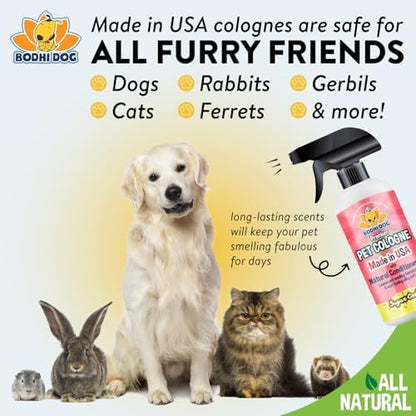 Bodhi Dog Premium Dog Cologne - Deodorizing Dog Perfume & Conditioner for Dogs & Cats - Natural Long Lasting Spray - Keeps Pets Fresh All Day - Gentle, Safe Formula, Made in USA -Sugar Cookie 17 Fl Oz - Image 5