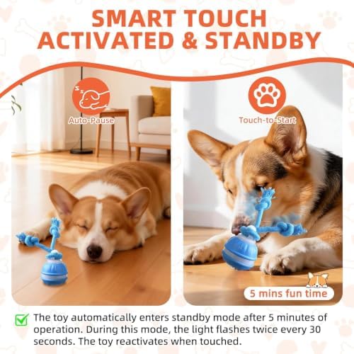 Interactive Dog Ball Toy,Moving DogToys (Blue) - Image 2