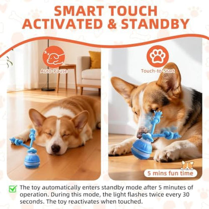 Interactive Dog Ball Toy,Moving DogToys (Blue) - Image 2