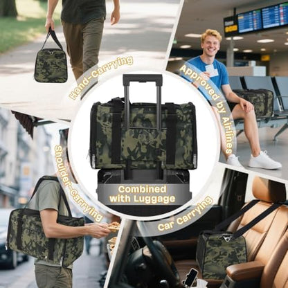 YUDODO 25lbs Cat Carrier Lightproof Soft Sided Pet Carrier for Large Cat - Image 5