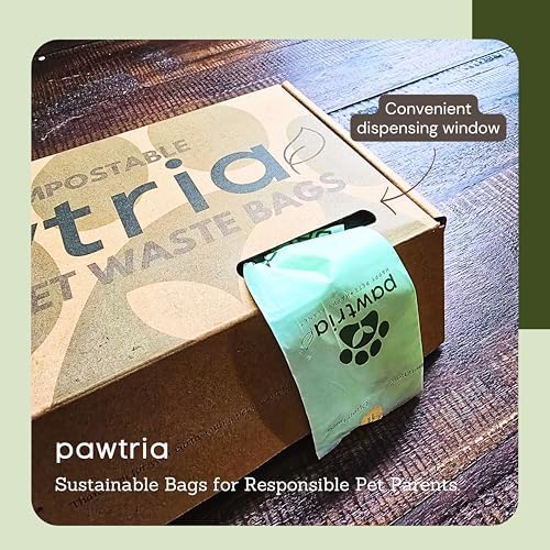 Pawtria Home Compostable Dog Poop Bag Rolls, 480 Bags, 32 Rolls - Image 4