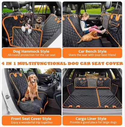 Dog Car Seat Cover for Back Seat | Pet Cover | Dog Barrier Puppy Accessories | Waterproof car seat Protector, Scratchproof, Nonslip | Easy to Install Universal Fit for SUVs Trucks. - Image 5