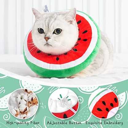 ANWA Adjustable Cat Cone Collar Soft, Cute Cat Donut Collar After Surgery - Image 4