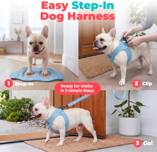 Voyager Step-in Air Dog Vest Harness - Baby Blue, XX-Small - Image 3