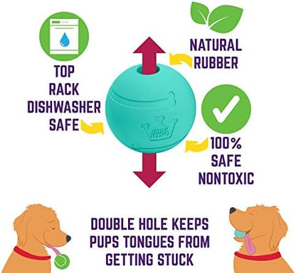 Chew King Premium Throw Stick Dog Toy - Durable Natural Rubber Collection, Fetch and Tug Dog Toy, Pet Treat Toys for Boredom - Image 2