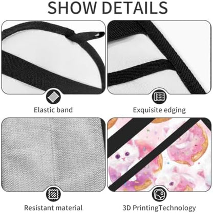 Kitten Pink Donut Sweet Cat Dessert Pet Hair Removal Glove For Cats Dogs - Image 5