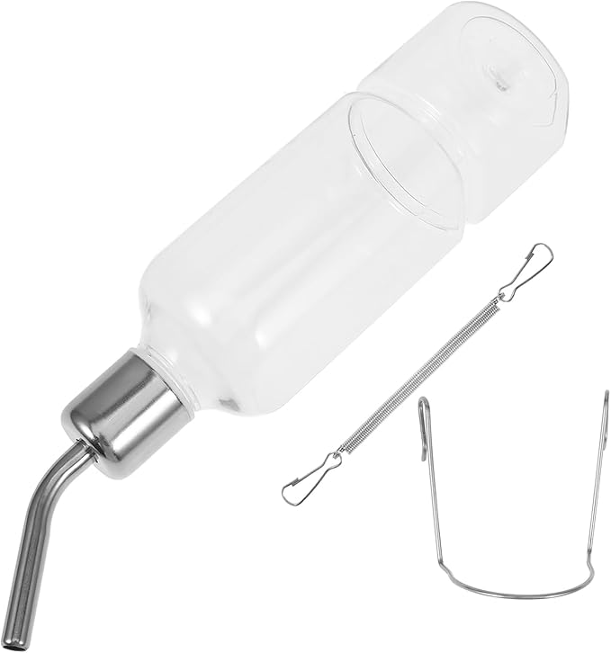 Dog Water Bottle for Crate - No Drip Dog Water Bottle, Cat Water Feeder, Leak- Pet Water Bottl for Cage&Kennel - Large