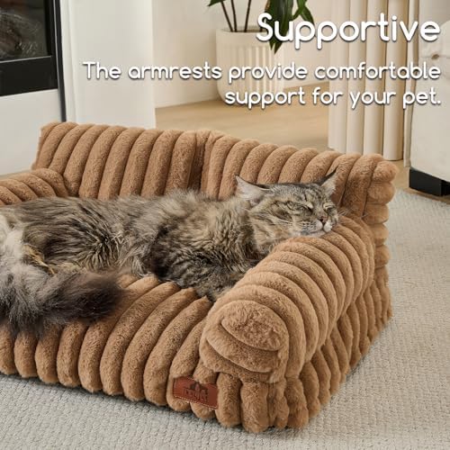 Hollypet Small Dog Large Cat Bed Puppy Couch Beds for Pets up to 25 lbs - Image 4