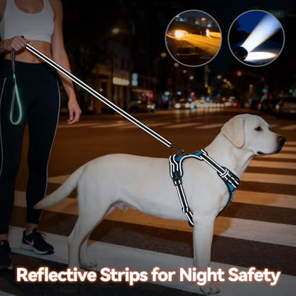 PHOEPET No Pull Dog Harnesses for Small Puppies Reflective Adjustable - Image 5