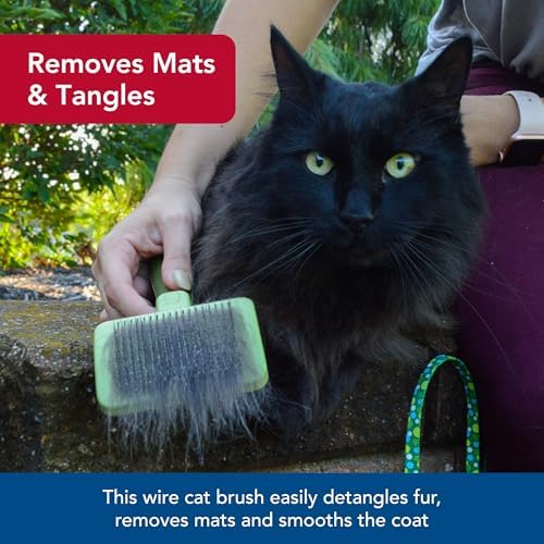 Coastal Pet Safari - Cat Self-Cleaning Slicker Brush - Cat Grooming Supplies - Image 4