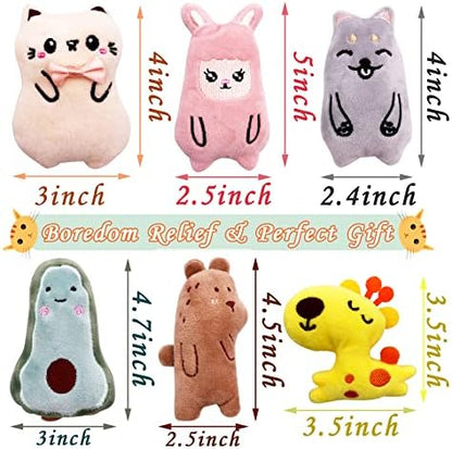 Cat Catnip Toys with Bells for Indoor Cats 6 Pack - Image 2