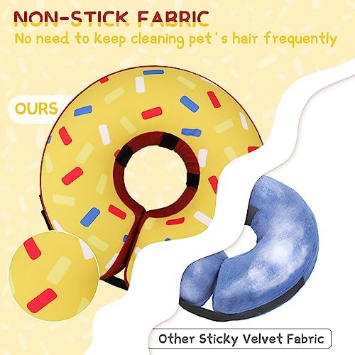 Supet Inflatable Dog Cone Collar for Small Dogs Puppies Cats, Soft Dog Cone Alternative After Surgery for Puppies Cats to Stop Licking - Image 4