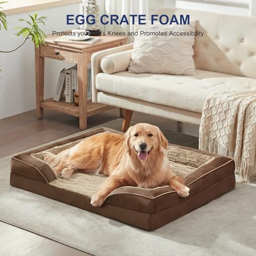 FURTIME Orthopedic Small Dog Bed, Supportive Waterproof Pet Bed - Image 6