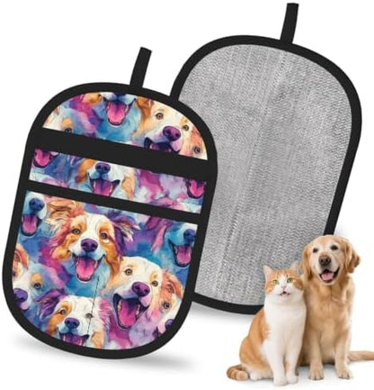 Border Collie Dog Australian Shepherd Pet Hair Removal Glove For Cats Dogs by FREEHOTU