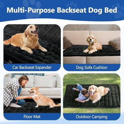 Thickened Dog Bed for Car Back Seat, Upgraded Bottom Non-Slip, Fits Hard Bottom car seat Cover for Dogs, Premium Dog Car Seat Cover - Image 6