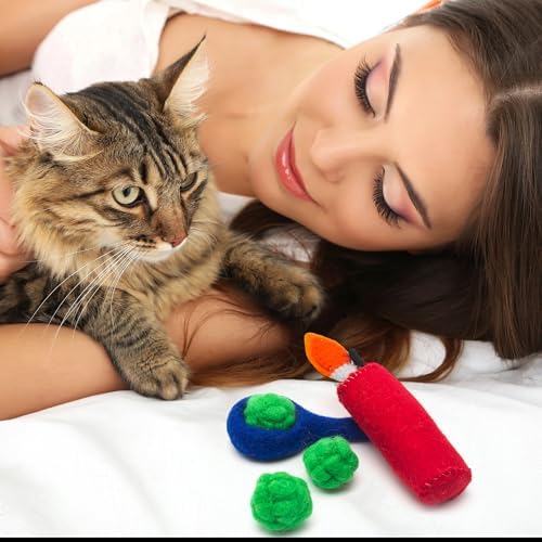 Glaciart One Catnip Pipe, Nuggets and Lighter Cat Toy Set | Cat Crack for Funny Kittens, Stimulating Toys for Boredom, Exercise & Play | Filled w/Organic Catnip to Excite/Calm Kitty | Organic Idea - Image 4