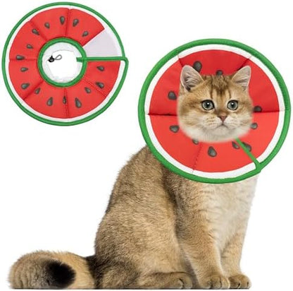 Soft Adjustable Cat Cone Collar, Comfortable Cat Recovery Collar by MAIIU
