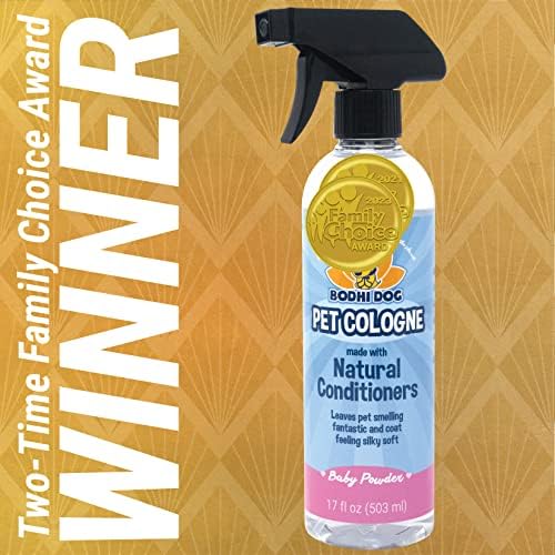 Bodhi Dog Premium Dog Cologne - Deodorizing Dog Perfume & Conditioner for Dogs & Cats - Natural Long Lasting Spray - Keeps Pets Fresh All Day - Gentle, Safe Formula, Made in USA - Baby Powder 17 Fl Oz - Image 2