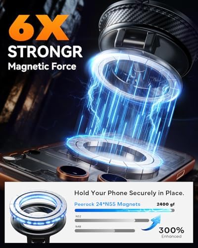 for Car Phone Holder Magnetic,98LBS Suction Base 2400gf Magnet - Image 4