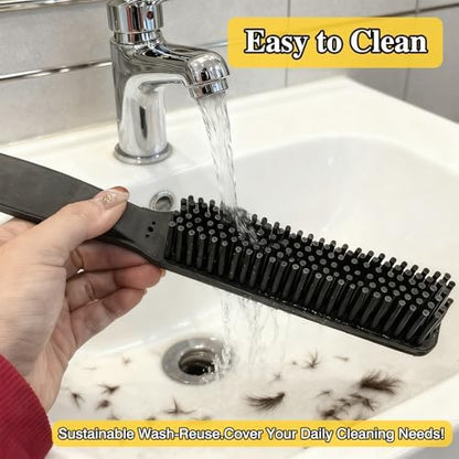 Easy-Clean Pet Rubber Hair Removal Brush – Multi-Surface Cleaning Tool for Cars & Home - Image 6