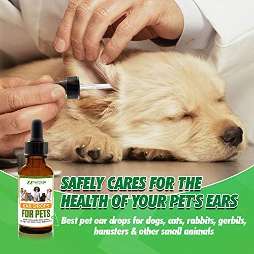 Natural Ear Cleaner for Dogs, Cats, Kitten, Puppy – Gentle Cleansing Ear Wash Solution Mite Infection & Yeast Treatment for Pets – Drying, Healing Medicinal Ear Cleaning Drops Made in USA - Image 6