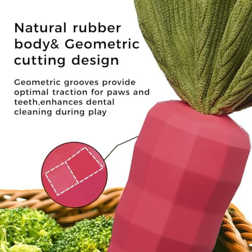 MewaJump Dog Chew Toys for Aggressive Chewers, Rubber Squeaky Dog Toys - Image 5