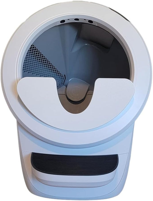Low Entry Max Shield for Litter-Robot 4: Anti-Flicking, Single Part (White Low Entry w/Leveler)