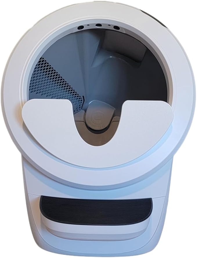 Low Entry Max Shield for Litter-Robot 4: Anti-Flicking, Single Part (White Low Entry Shield)