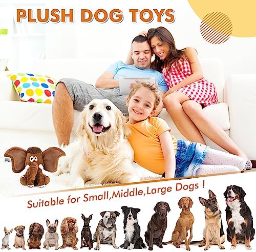 Letsmeet Interactive Plush Dog Squeaky Toys Fun Puppy Toy with Crinkle Paper for Interactive Chew and Play Beat Boredom with This Dog Puzzle Toy for Small Medium Large Dogs - Image 6