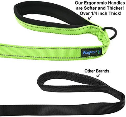 Wagtime Club Heavy Duty Double Handle Dog Leash for Large Medium Small Dogs - Image 5