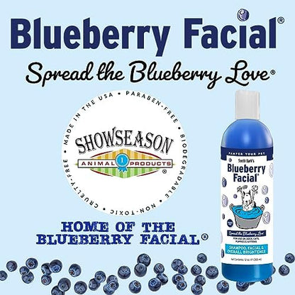 South Bark's Blueberry Facial® Pet Shampoo 12 oz. | Brightener & Tear Stain Remover | Long-Lasting Odor Eliminator | Cruelty-Free | Paraben-Free | Made in The USA - Image 3