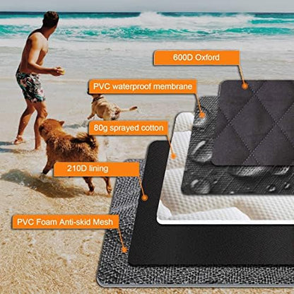 Dog Car Seat Cover, Back Seat Protector Pet Mat Hammock Dog Cover Fit for Cars/SUVS/Truck, Keeping Car Pristine Clean, 100% Waterproof Scratchproof Non-Slip Pet Seat Covers, Machine Washable - Image 5
