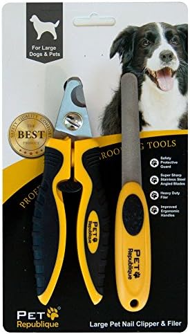 Pet Republique Dog Nail Clippers - Puppy, Large Bird Claws Nails Trimmer Tool – Sharp and Durable Angled Blades with Protective Guard - Size Large with Filer - Image 3