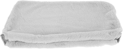 Mipcase Replacement Cat Window Bed Cover : Detachable Plush Cat Hammock Window Seat Cover, Breathable and Universal Fit, 17.68X10.81X0.79in (Grey)