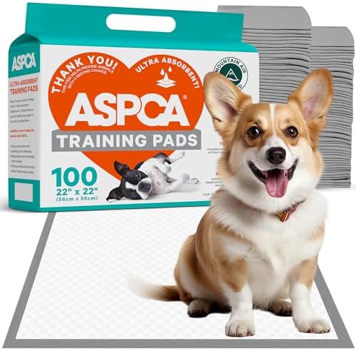 ASPCA Puppy Training Pads, 22" x 22", Mountain Air Scent, 100 Count by ASPCA