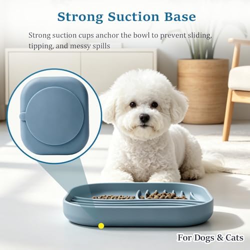 Dog Lick Bowl, Maze Slow Feeder Lick Mat for Puppy, Small Medium Breed,Cat - Image 4