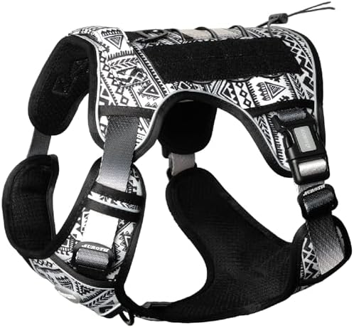 AUROTH Dog Harness for Small Medium Dogs, Tactical No Pull Dog Vest by AurothPets