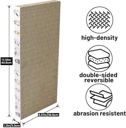 PatiencET Cat Scratcher Cardboard 3 PCS with Catnips - Image 2