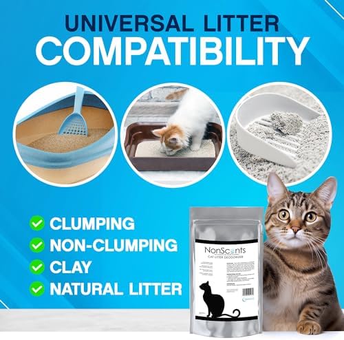 Nonscents Cat litter Deodorizer - Odor Eliminator - 8 Pound Bag - Image 4