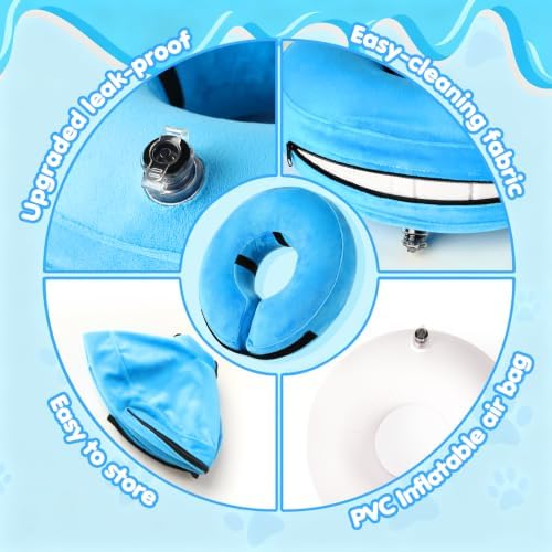 Grand Line Inflatable Dog Cone Collar, Soft Pet Recovery After Surgery (S) - Image 5