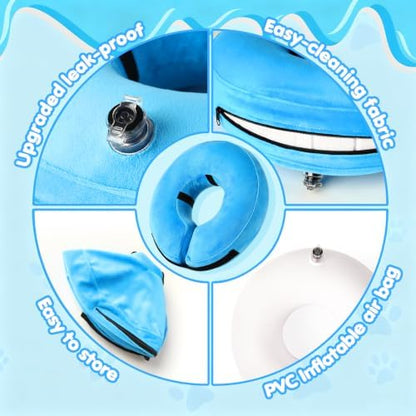Grand Line Inflatable Dog Cone Collar, Soft Pet Recovery After Surgery (S) - Image 5