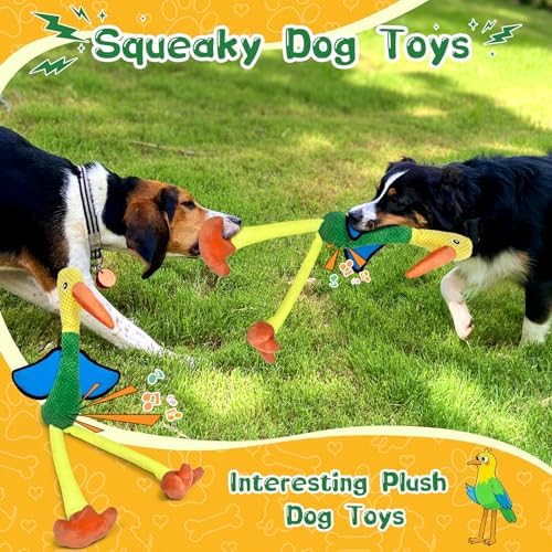Fuufome Large Squeaky Dog Toys - Plush Crinkle Dog Toy for Small, Medium, and Large Breeds - Fun for Indoor Puppies and Senior Pups Playing - Image 4