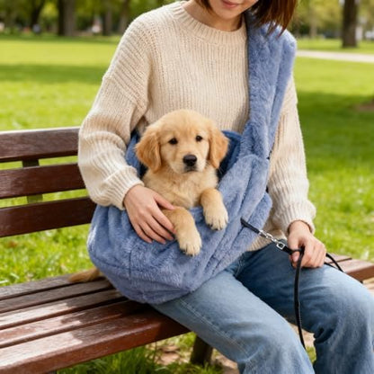 Cat Carrier Slings Soft Puppy Carrying Bag for Outdoor Travel Pet Boby Holder Hands Free for Small Dogs Kittens, Dark Grey - Image 5