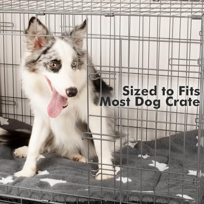 Mora Pets Dog Crate Pad Washable Cat Dog Bed for Crate Flat Pet Kennel Mat - Image 5