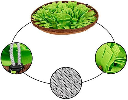 AWOOF Pet Snuffle Mat for Dogs, Interactive Feed Game for Boredom, Encourages Natural Foraging Skills for Cats Dogs Bowl Travel Use, Dog Treat Dispenser Indoor Outdoor Stress Relief - Image 7