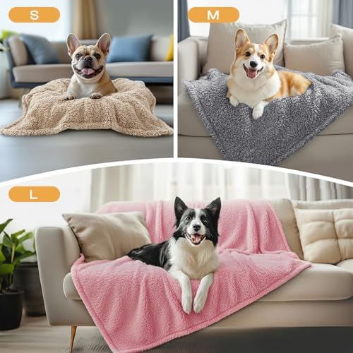 Luciphia 3 Pack Soft Sherpa Fleece Blankets for Dogs Cats Puppies,30"x20" - Image 4